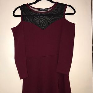 Gorgeous maroon dress